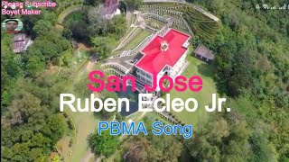 San Jose Ruben Ecleo Jr PBMA Song Karaoke [upl. by Irt244]