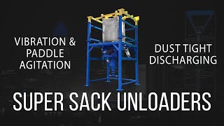 Super Sack Unloader  Dust Tight Bulk Bag Dispenser [upl. by Nahgen999]