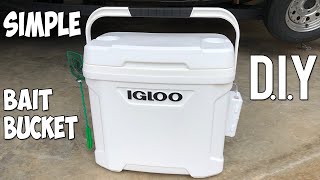 SIMPLE DIY BAIT BUCKET Easy [upl. by Segalman325]