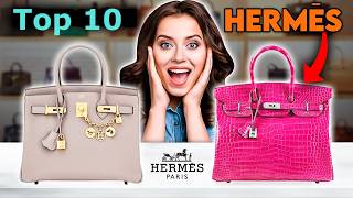 Top 10 Hermes Luxury Designer Handbags Of All Time [upl. by Halpern741]