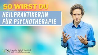 ✅ Heilpraktiker für Psychotherapie werden Anleitung [upl. by Nylsej]