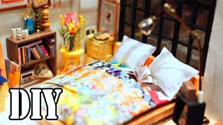 DIY Miniature Dollhouse Kit  Dreamy Bedroom  Relaxing Satisfying Video [upl. by Attehcram]