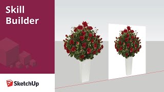 JPG vs PNG import files in SketchUp  Skill Builder [upl. by Raybourne]