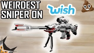 WEIRDEST SNIPER on WISH  ♂️ GEL NERF SNIPER ♂️ [upl. by Romelle]