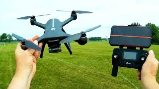 Holystone HS700E EIS 4K GPS Drone Flight Test Review [upl. by Coates993]