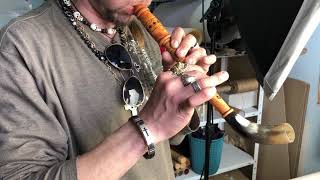 Slavonic Shawm  Hornpipe  Handmade musical instrument  Zhaleika [upl. by Tutto]