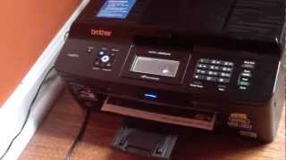 BROTHER WIFI PRINTER MFCJ825DW PART 2 REVIEW [upl. by Dougald442]