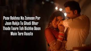 AANKH UTHI MOHABBAT NE LYRICS  EMRAAN HASHMI  JUBIN NAUTIYAL  TANISHK B MANOJ M  YUKTI T [upl. by Ardnaik]