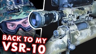 Airsoft Sniper Gameplay  I miss my VSR10 [upl. by Yaral]