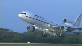 L1011 Aircraft Take off with Pegasus XL and CYGNSS Spacecraft [upl. by Ellak]