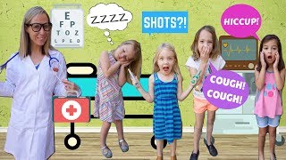 Pretend Toy Doctor Helps 4 Silly Kids [upl. by Boyse]