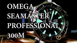 Omega Seamaster Professional 300m 225450  Review Measurements and Lume [upl. by Dougy]