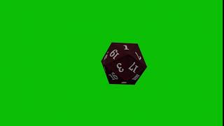 D20 rolling a 1 greenscreen [upl. by Teri]