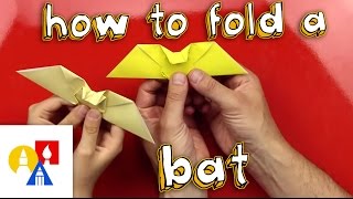 How To Fold An Origami Bat [upl. by Neyr]