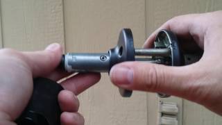 Switching handles on Kwikset Lock [upl. by Ursas]