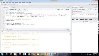 Paired t test in R Studio [upl. by Andromede]