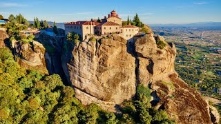 A Look At The Monastery of St Stephen Meteora Greece [upl. by Snashall]