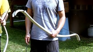 How to Make PVCFiberglass Recurve Bow Mark I [upl. by Montague]