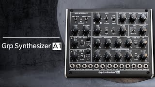 GRP Synthesizer A1 Sound Demo no talking with Meris LVX Delay [upl. by Nylcsoj]