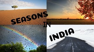 Seasons in Hindi and English ऋतुओ के नाम हिंदी एवं अंग्रेजी में 🌧️🌞🍃🌪️ [upl. by Ahsiekat]