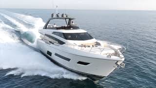 Luxury Flybridge Yacht  Ferretti Yachts 780  Ferretti Group [upl. by Yeleen917]