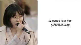 Because I Love You  AKMU SUHYUN Lirik [upl. by Llerruj679]