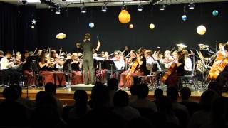 Siyahamba performed by Crownover Middle School Full Orchestra [upl. by Aynekal]