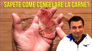 Sapete congelare correttamente la carne [upl. by Sharai]