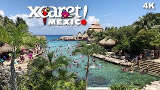 Xcaret Eco Park Riviera Maya Attractions Mexico Cancun 4K UHD [upl. by Ecidnarb]