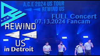 130724 ACE Rewind in US in Detroit Full Concert Fancam [upl. by Nimzay]