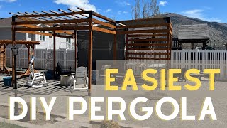 Modern Pergola  Super Easy Build [upl. by Celesta]