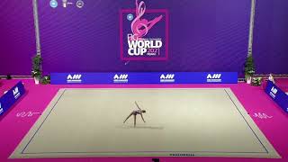 AVERINA Dina Clubs Qualifications World Cup Pesaro 2021 [upl. by Eutnoj]