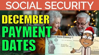 Social Security Checks  December 2024 Payment Schedule Dates Update [upl. by Orsa]