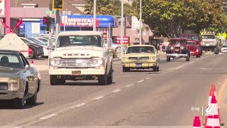 Lompoc High School alumni prep for annual car cruise [upl. by Poppy44]