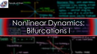 Introducing Bifurcations The Saddle Node Bifurcation [upl. by Leonid569]