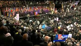 President Obama sings Amazing Grace at Rev Pinckney Funeral [upl. by Notnilk]