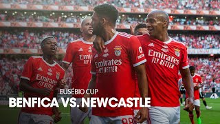 ResumoHighlights Eusébio Cup SL Benfica  Newcastle United FC [upl. by Giffie]