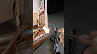 Charging the refrigerator with Freonrefrigerator freon shortvideo shorts short subscribe with [upl. by Sara-Ann]