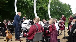 Aces High March  Star of Knockagh Accordion Band [upl. by Losse]