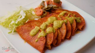 Tacos al Vapor Receta Fácil y Rápida  quotEl Saborcito Rojoquot [upl. by Hanala]