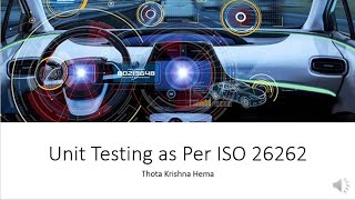 ISO 26262 Software Unit Testing [upl. by Mahtal510]