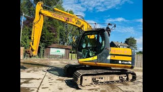 JCB JS130 TRACKED EXCAVATOR  6996 HOURS  CW QUICK HITCH [upl. by Myrta]