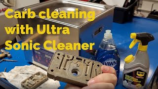 Ultrasonic Cleaning a Carburetor [upl. by Aihseket]