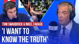 Nigel Farage refuses to apologise for comments on Southport killer  LBC [upl. by Yasdnyl791]