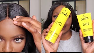 How I lay my wig with the Got2B Freeze Spray [upl. by Tiana684]