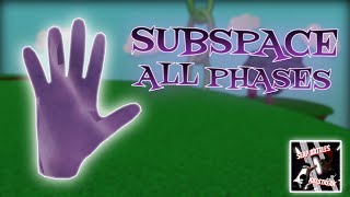 Subspace All Phases  KILLSTREAK Slap Battles [upl. by Towroy765]