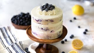 How to Make Blueberry Lemon Cake [upl. by Jordanson751]