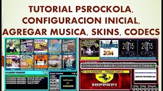 Tutorial PsRockola  Configuración Instalación de Codecs Skins [upl. by Lindie]