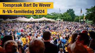 Toespraak Bart De Wever op de NVAfamiliedag 2024 [upl. by Iruyas]