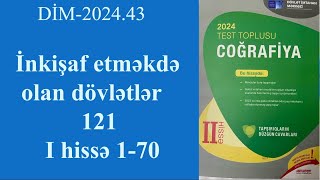 DİM 2024 43 İnkişaf etməkdə olan ölkələr 121 1 70 [upl. by Jade]